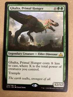 MTG 1x Ghalta, Primal Hunger Rivals of Ixalan Magic the Gathering Card x1 NM - Image 1
