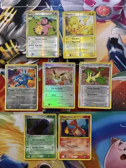Vintage Pokemon Card Lot Holo Reverse Holo Fire Pikachu Secret Rare Charmeleon - Image 1