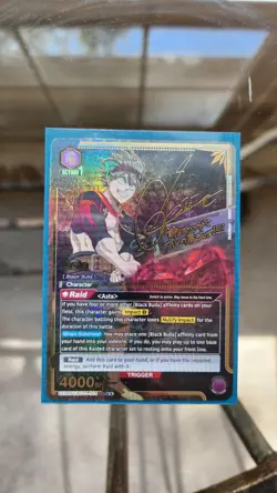 Asta UE08BT/BCV-1-004 SR ☆☆ Alt. Art Black Clover Union Arena Card, English - Image 1