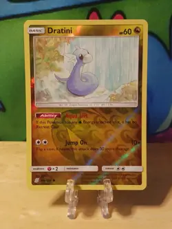 Dratini REVERSE HOLO card 148/236 Sun & Moon Unified Minds 2019 Pokemon NM - Image 1