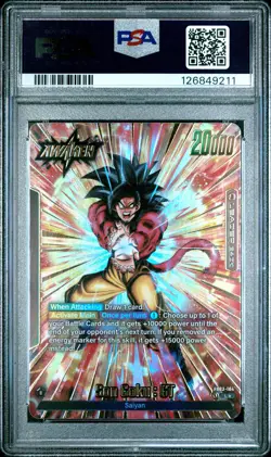 2024 DRAGON BALL SUPER CARD GAME FUSION WORLD RAGING ROAR SON GOKU : GT PSA 10 - Image 2
