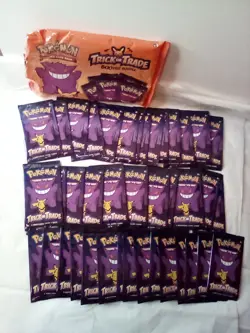 Pokemon TCG Cards Trick Trade Booster Bundle 40 Mini Halloween sealed packs - Image 3