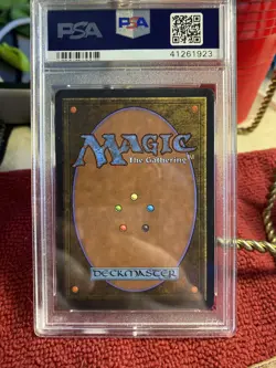 Fishliver Oil (b Light) Arabian Nights Blue Common CARD PSA 8 NM-MT 1993 - Image 4