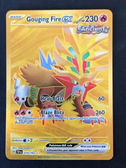 Gouging Fire ex 214/162 - Temporal Forces Pokemon Card - NM - Image 1