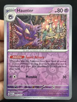 Haunter 093/165 Reverse holo - LP-NM - Pokemon TCG Card - Image 1