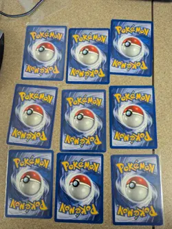 Vintage Sandshrew Brock's Pokemon Sugimori Art Lot Of 9 Pokemon Cards WOTC - Image 5