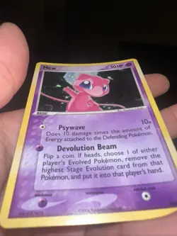 2006 Mew 040 Holo, Nintendo Black Star PROMO pokemon card - Image 3