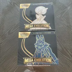 Pokemon Mega Evolution Elite Trainer Box Trading Card Game Sealed-2 BOX LOT - Image 1