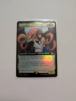 Yuna, Hope of Spira, Foil, Final Fantasy Magic: The Gathering Card NM Condition - Image 1