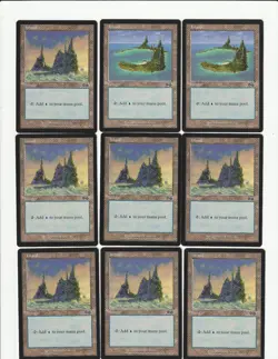 Lot of 50 Magic the Gathering Urza's Saga Islands Basic Lands - Image 4
