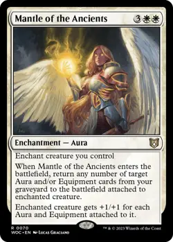 Mantle of the Ancients 070 MTG Commander WOC Rare NP - Image 1