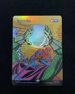 2025 Magic The Gathering MTG Marvel EN Foil M 0015 Traumatize gav #2 - Image 1