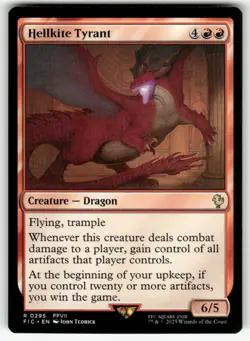 MTG Commander: FINAL FANTASY #295 Hellkite Tyrant - Image 1