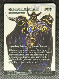 MTG FINAL FANTASY: Through the Ages #10 Golbez, Clad in Darkness - Image 1