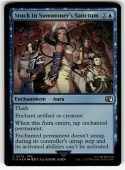MTG FINAL FANTASY #76 Stuck in Summoner's Sanctum Foil - Image 1