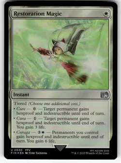 MTG FINAL FANTASY #30 Restoration Magic Foil - Image 1