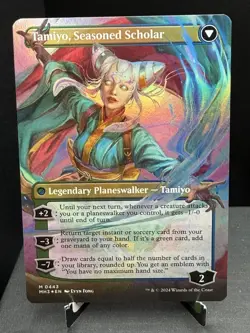 MTG Modern Horizons 3 Tamiyo Inquisitive Student Borderless Foil Mythic NM - Image 2