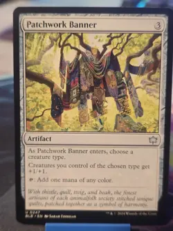 Patchwork Banner Bloomburrow Regular - Image 1