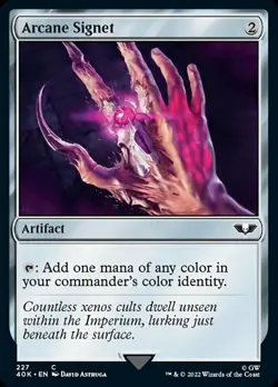 Arcane Signet (227) Magic mtg Light Play, English Warhammer 40k x1 - Image 1