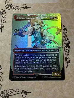 Zidane, Tantalus Thief (Borderless) Final Fantasy Foil - Image 1
