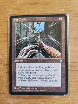 Pit Trap - Ice Age - MTG Magic - Uncommon - Artifact - Image 1