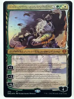 Ajani, Sleeper Agent NM/M* FOIL PHYREXIAN Dominaria United 370 mtg -UnltdCards - Image 1