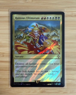Ruinous Ultimatum (Surge Foil) Commander: Final Fantasy Surge Foil NM - Image 1