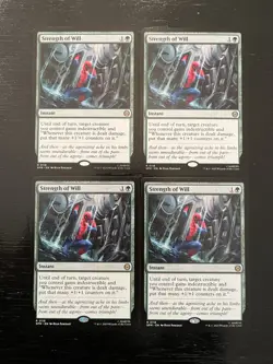 Strength of Will X4X NM/M Marvel’s Spider-Man SPM Magic Gathering MTG - Image 1