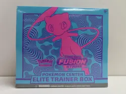 2021 Pokemon Fusion Strike Pokemon Center Factory Sealed ETB Elite Trainer Box - Image 1
