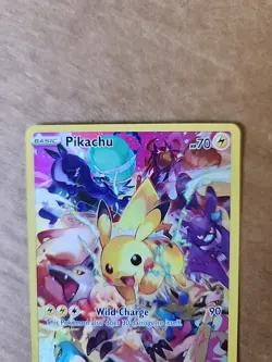 2023 Pokemon TCG SWSH FA Pikachu Crown Zenith Secret Rare READ! - Image 2