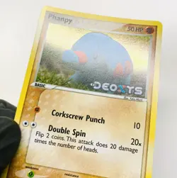 Pokemon TCG Phanpy EX Deoxys 69/107 Reverse Holo Near MINT! Yuka Morii - Image 3