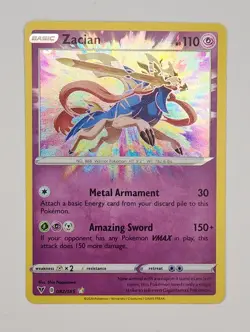Pokemon TCG Zacian 082/185 Amazing Rare - 2020 NM/MINT. - Image 1