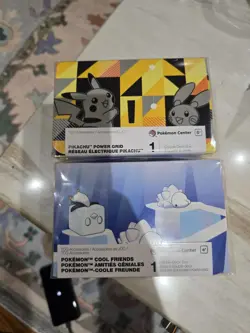 Pokemon Cool Friends & Pikachu Power Grid Double Deck Box Set Of 2 - Image 1