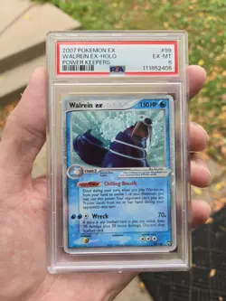 2007 Pokemon Ex Power Keepers WALREIN EX Holo Ultra Rare English 99/108 PSA 6🔥 - Image 1