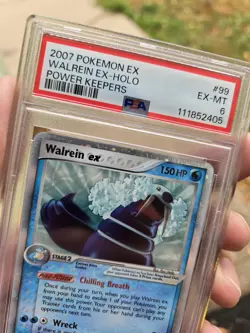 2007 Pokemon Ex Power Keepers WALREIN EX Holo Ultra Rare English 99/108 PSA 6🔥 - Image 5
