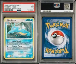 KINGDRA Lv. 52 2008 Pokemon LEGENDS AWAKENED Set RARE Holo 7/146 PSA 7 NM - Image 3