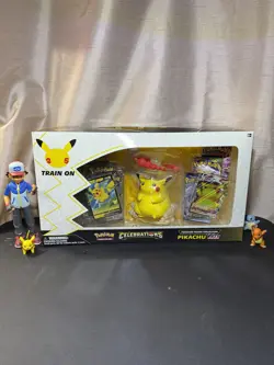 Pokemon TCG Celebrations Premium Figure Collection Box Pikachu Vmax Sealed 820650809408 - Image 1