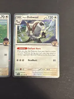Pokemon Hop's Wooloo Dubwool Cosmos Holo 136 136/159 JTG Promo - Image 3