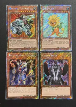 2025 YUGIOH RA04 1ST ED PLATINUM SECRET RARE FABLED RAVEN NM BONUS SET - Image 1