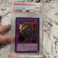 2012 Yu-Gi-Oh! Dark Paladin LCYW 1st Edition Secret Rare PSA 8 - Image 1