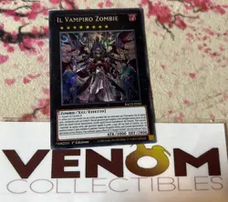 1x (VLP) *ITALIAN* The Zombie Vampire BACH-EN045 Secret Rare 1st Ed. YuGiOh - Image 1