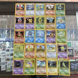 BASE SET Uncommon & Common Set WOTC 57/70 Cards - Image 1