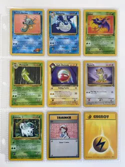 Pokemon Card Binder Collection - Vintage Card Lot | 1999-2000 WOTC Rare/Uncommon - Image 1