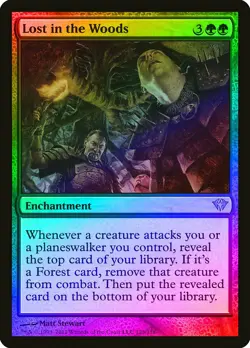 Lost in the Woods FOIL Dark Ascension NM Green Rare MAGIC MTG CARD ABUGames - Image 1