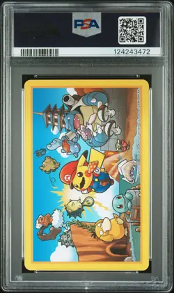 2016 POKEMON PLAYING CARDS MARIO PIKACHU KING OF DIAMONDS PSA 10 - Image 2