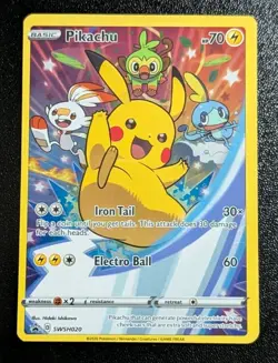 Pikachu SWSH020 SWSH: Sword & Shield Promo Cards Holo Pokemon TCG - Image 1