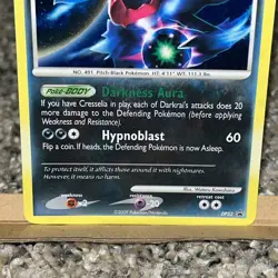 2009 Pokemon Card Darkrai DP52 Diamond & Pearl Promo Rare Holo NEAR MINT - Image 2