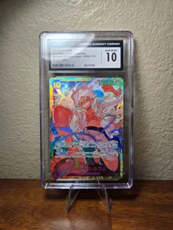 CGC 10 ONE PIECE Card Monkey D. Luffy OP05-119 Awakening of the New Era JAPANESE - Image 1