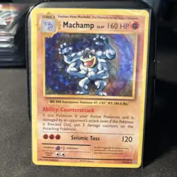 Pokemon TCG Machamp Evolutions Holo Ultra Rare Card 59/108 Near Mint Condition - Image 1