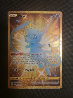 Pokemon Mew Holo Rare TCG Gold Card Celebrations 25th Anniversary 025/025 - Image 1
